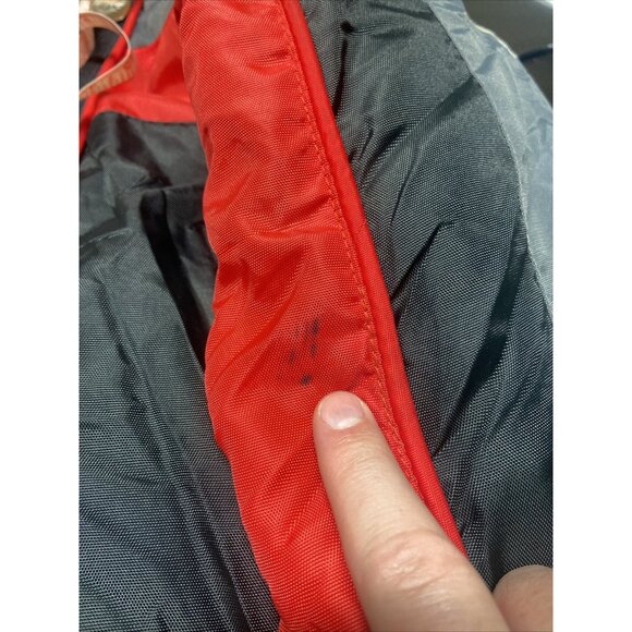 Vintage Yamaha Snowmobile Jacket Winter Racer Woman XL 80s Gray Red - Picture 13 of 13